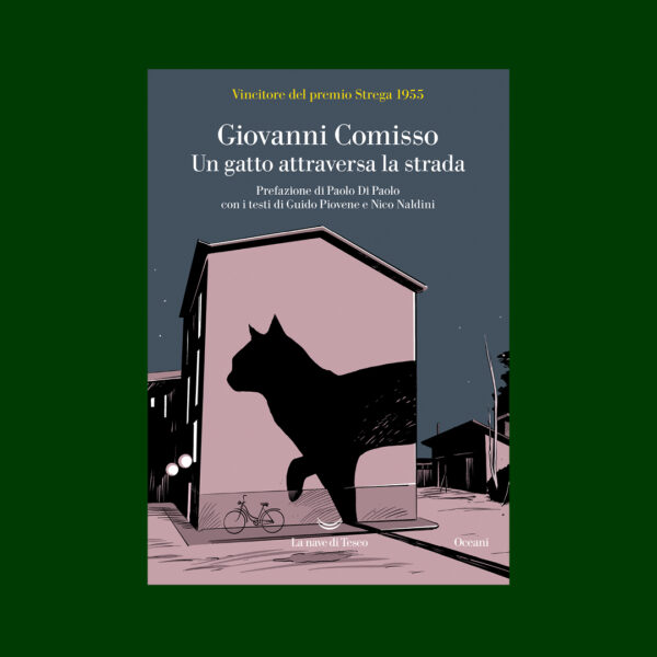 Un gatto attraversa la strada